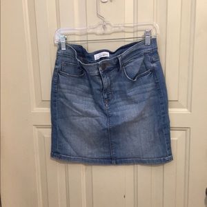 Loft jean mini skirt